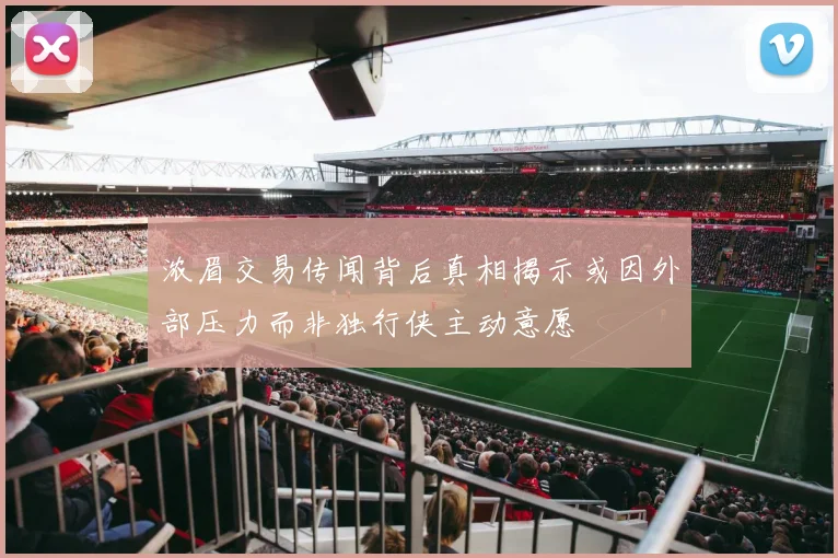 浓眉交易传闻背后真相揭示或因外部压力而非独行侠主动意愿